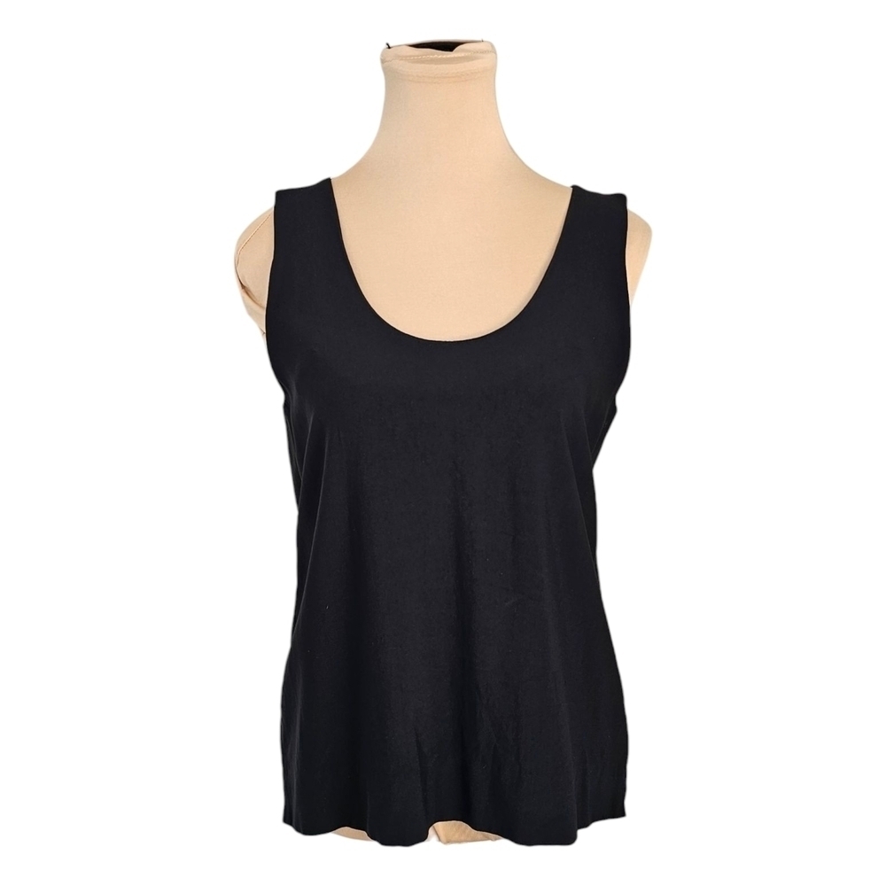 Moschino Black Scoop Sleeveless Tank Top Sz 8